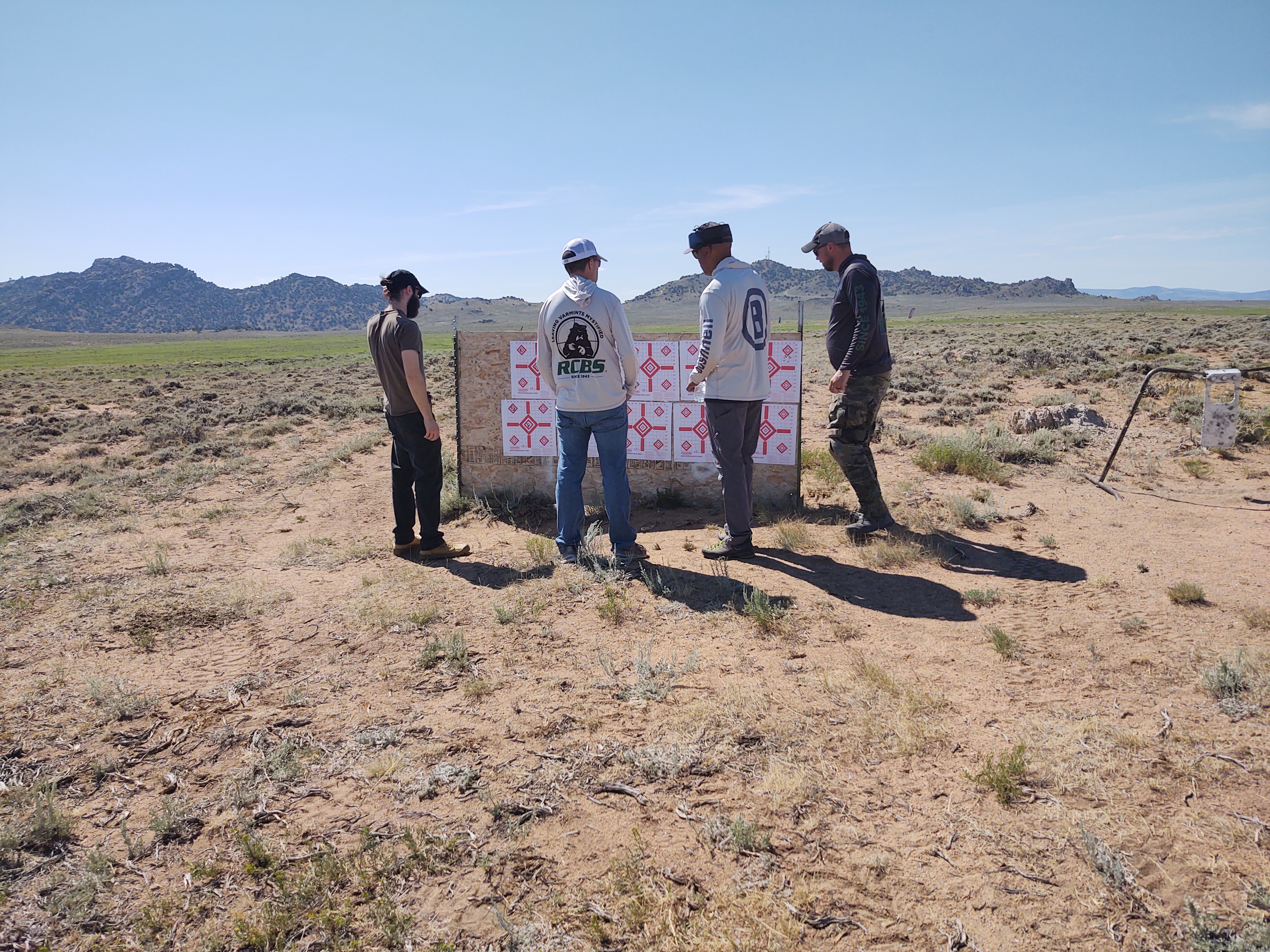 At the range, we all put our handloads to the test and compared them to factory ammo velocities, extreme spreads, standard deviation and of course accuracy.